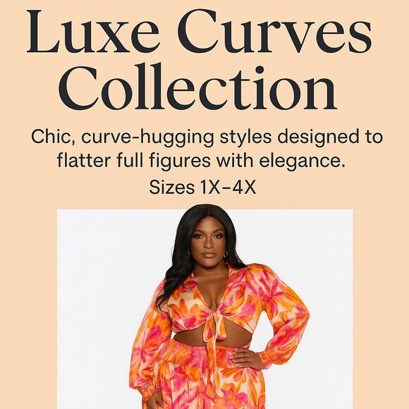 Luxe Curves Collection | Plus-Size Fashion Curvy Couture Collection - Picture 8 of 8